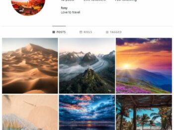 1K Travel Explore Instagram Account for sale