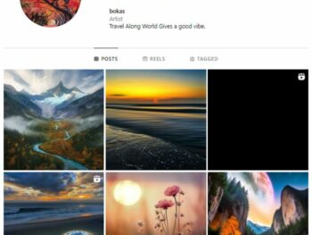 1K Travel Photography Instagram Account for sale