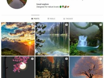 1K Travel Tourism Instagram Account for sale
