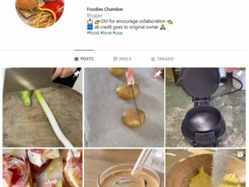 210K Cooking Food Instagram Account for sale