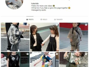 24K Kids Fashion Outfits Instagram Account for sale