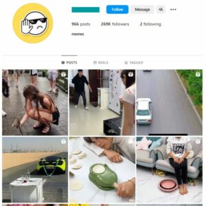 260K Funny Videos Memes Instagram Account for sale