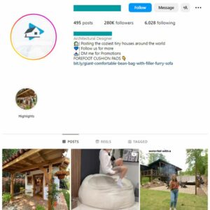 280K Luxury Homes Instagram Account for sale