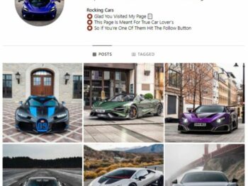 2K Automotive Car Instagram Account for sale