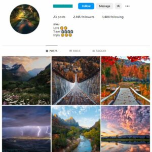 2K Nature Photography Instagram Account for sale