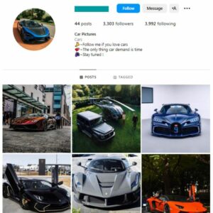 3K Automotive Car Instagram Account for sale