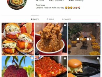 4K Delicious Food Instagram Account for sale
