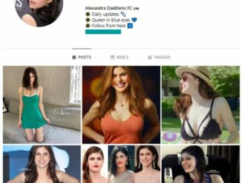 50K Alexandra Daddario Instagram Account for sale
