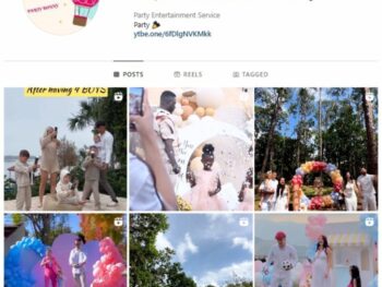 60K Decorations Party Instagram Account for sale