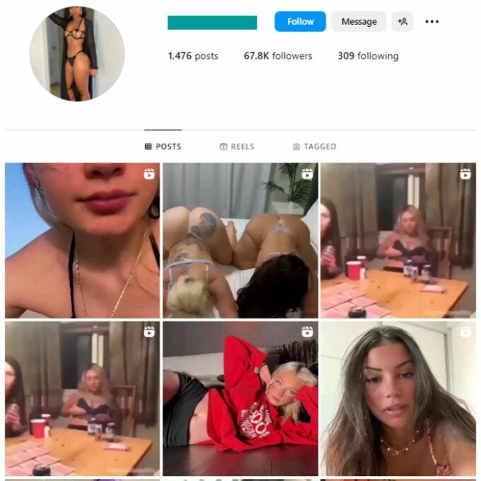65K Babes Models Instagram Account for sale