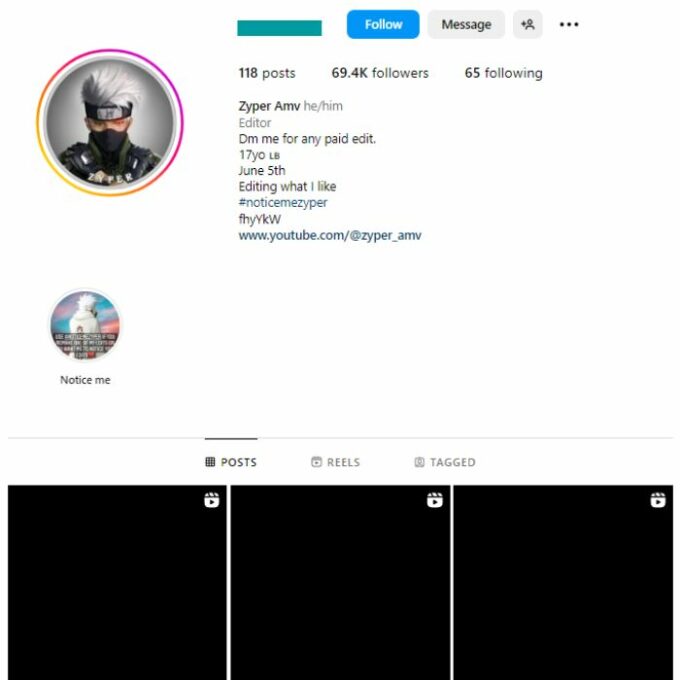 65k Anime Instagram Account for sale
