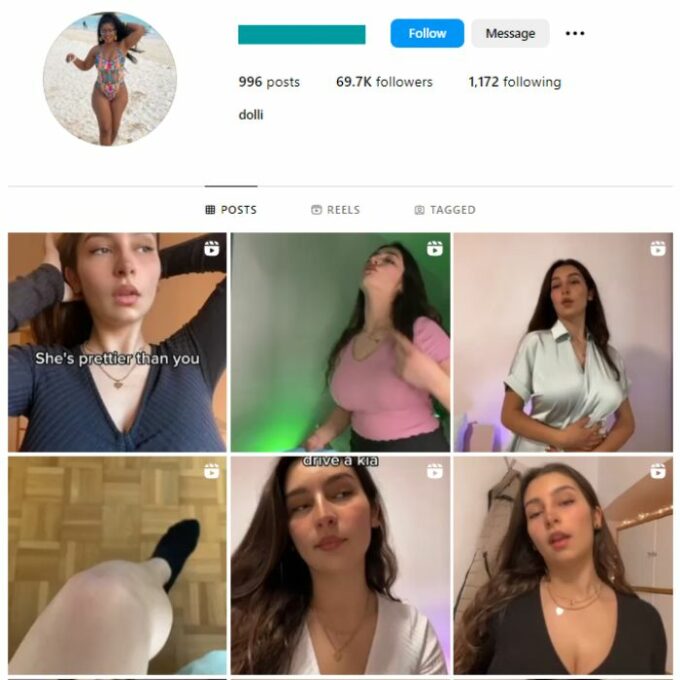 69K Babes Models Instagram Account for sale