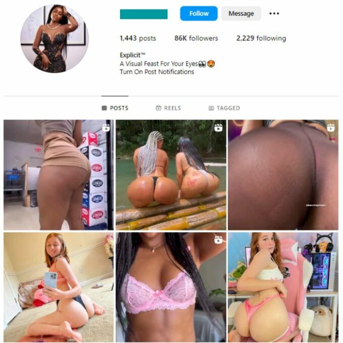 85K Babes Models Instagram Account for sale