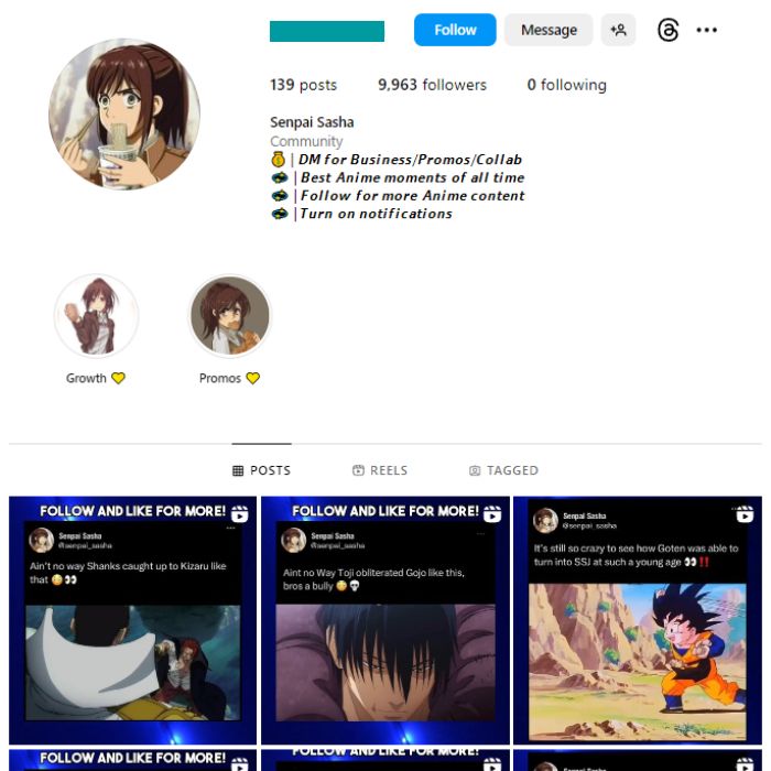Top more than 53 anime instagram accounts - in.cdgdbentre