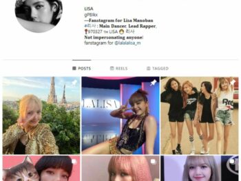 105K Blackpink Singer Fan Instagram Account for sale
