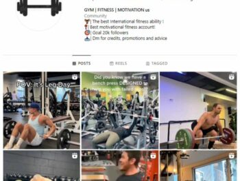 10K Bodybuilding Gym Instagram Account for sale