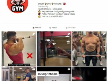 10K Gym Fitness Motivation Instagram Account for sale