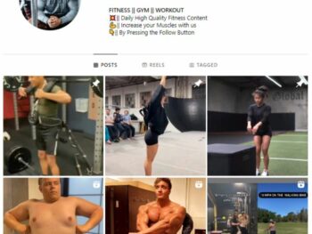 12K Bodybuilding Gym Instagram Account for sale