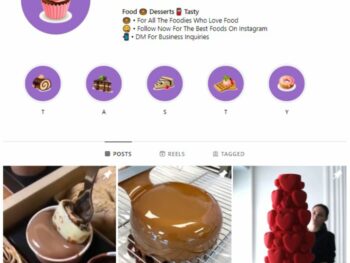 130K Desserts Cakes Instagram Account for sale