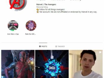 145K Avengers Movies Instagram Account for sale