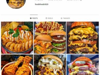1K Fast Food Burgers Instagram Account for sale