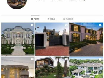 1K Luxury Houses Instagram Account for sale