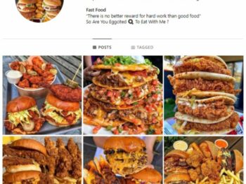 1K Nutrition Food Instagram Account for sale
