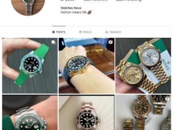 1K Premium Watches Instagram Account for sale