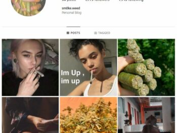 1K Weed Cannabis Instagram Account for sale