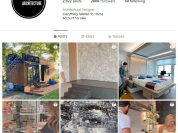 200K Architecture Art Instagram Account for sale