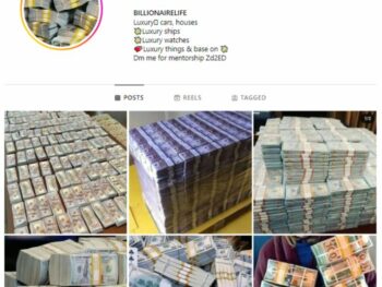 21K Money Motivation Instagram Account for sale