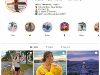 22K Travel Models Instagram Account for sale