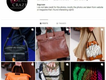 22K Women's Fashion Handbags Instagram Account for sale
