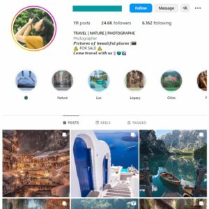 24K Beautiful Destinations Instagram Account for sale