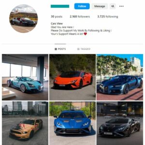 2K Automotive Car Instagram Account for sale