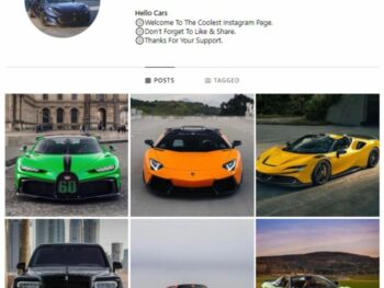 2K Automotive Car Instagram Account for sale