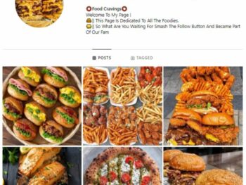 2K Delicious Food Instagram Account for sale