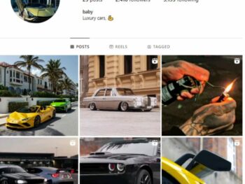 2K Exotic Cars Instagram Account for sale