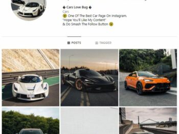 2K Fast Cars Instagram Account for sale