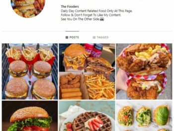 2K Fast Food Burgers Instagram Account for sale
