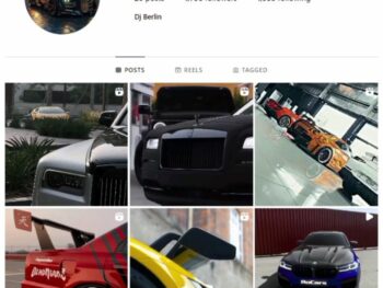 2K Luxury Cars Instagram Account for sale