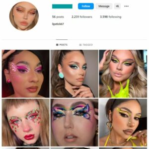 2K Makeup Beauty Instagram Account for sale