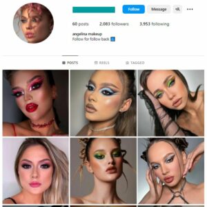 2K Makeup Eyelashes Instagram Account for sale