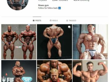 2K Male Fitness Gym Instagram Account for sale