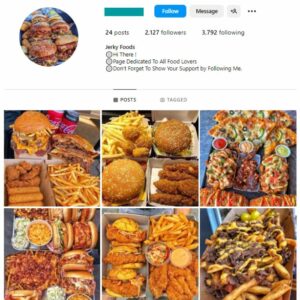 2K Nutrition Food Instagram Account for sale