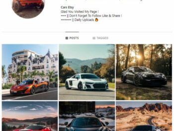 2K Super Cars Instagram Account for sale