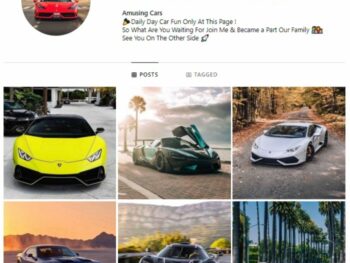 2K Super Cars Instagram Account for sale