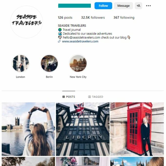 30K Beautiful Destinations Instagram Account for sale