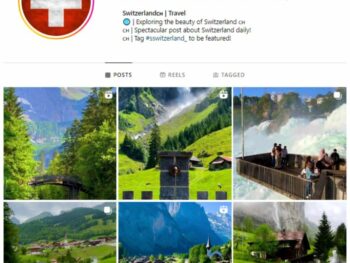 380K Switzerland Travel Instagram Account for sale