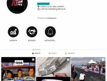 60K Automotive Car Instagram Account for sale